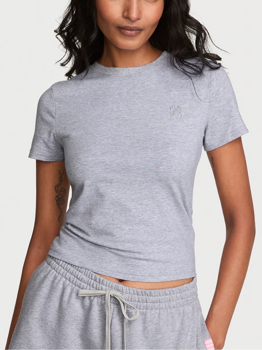 VS Angel Stretch Cotton Fitted Tee
